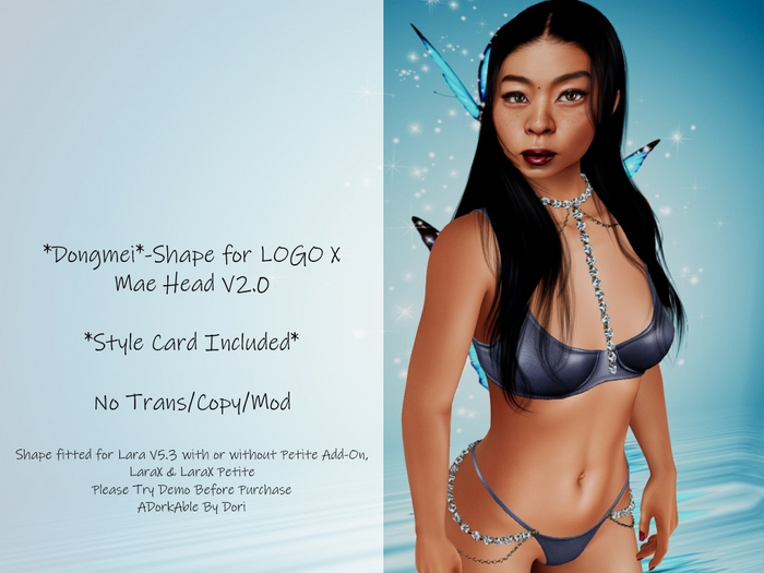 Second Life Marketplace - *Dongmei*-Shape LOGO X Mae Head